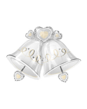 Folieballong: Wedding Bells / Bryllupsklokker - 89 x 66cm