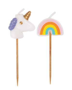 Kakelys: Enhjørning & Regnbue