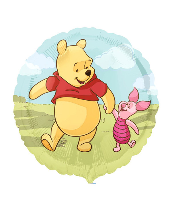 Folieballong: Ole Brumm & Nasse Nøff - 45cm