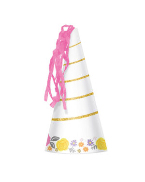 Festhatter (8stk): Festhatter (8stk): Magisk Enhjørning - 17,1cm