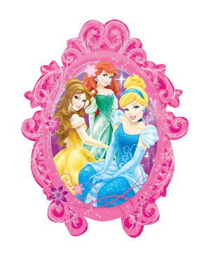 Folieballong: Disney Prinsesser - 63 x 78cm