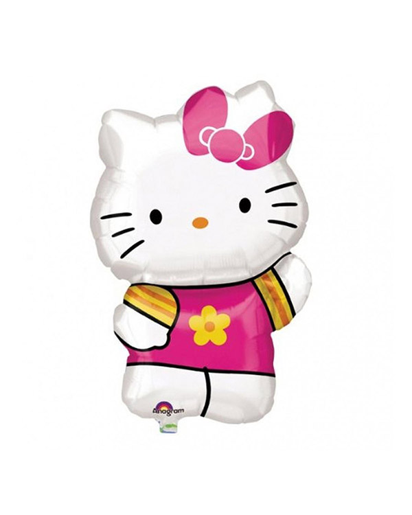 Folieballong: Hello Kitty Figur - 79 x 41cm