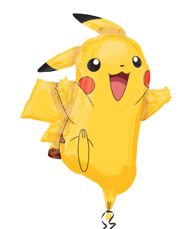 Folieballong: Pikachu - 62 x 78cm