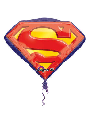 Folieballong: Superman emblem - 66 x 50cm