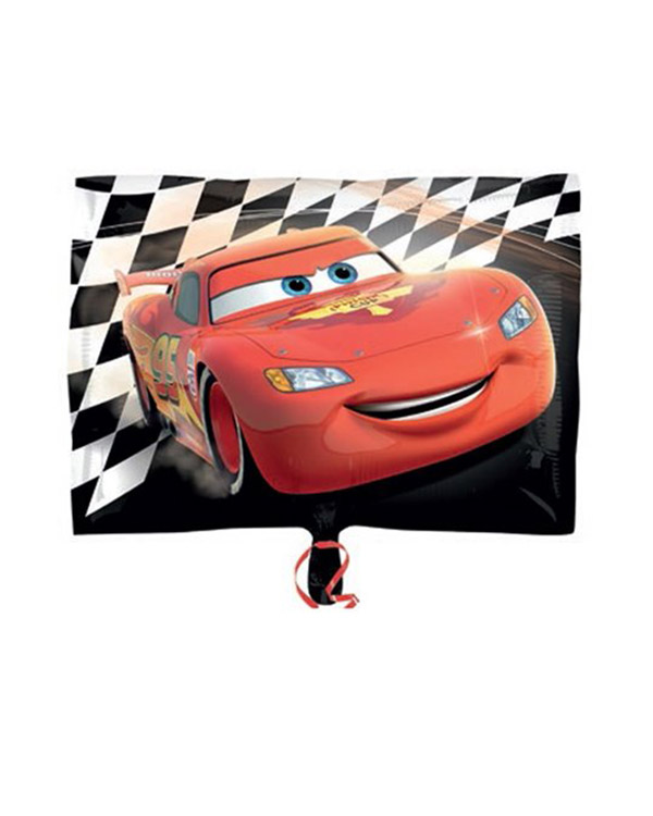 Folieballong: Cars - Flagg - 45cm