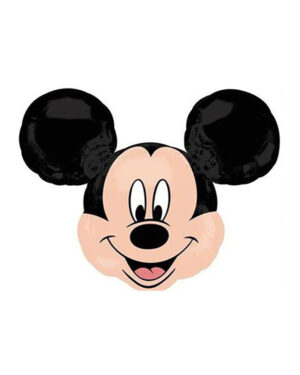 Folieballong: Mikke Mus (Dobbel Boble) - 60cm