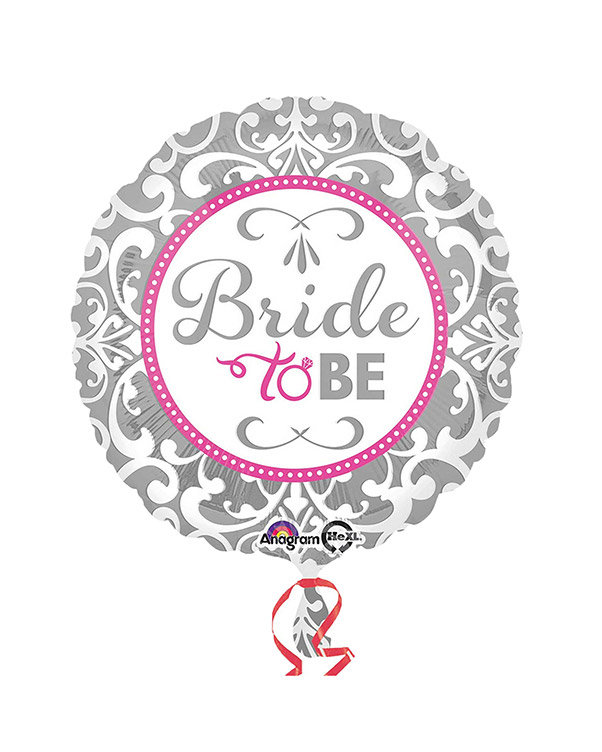 Folieballong: "Bride To Be" - 43cm