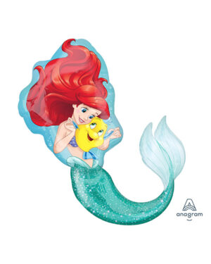 Folieballong: Ariel - Havfrue - 71 x 86cm