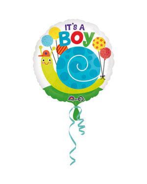 Folieballong: It's a Boy Snegle - 43cm