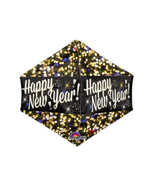 Folieballong: "Happy New Year - 43 x 53cm