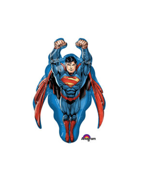 Folieballong: Supermann - Full Figur - 58 x 86cm