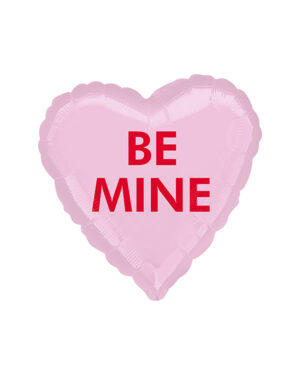 Folieballong: "Be Mine" Heart - 43cm