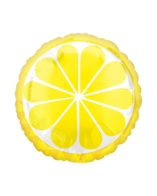 Folieballong: Tropisk Sitron - 43cm