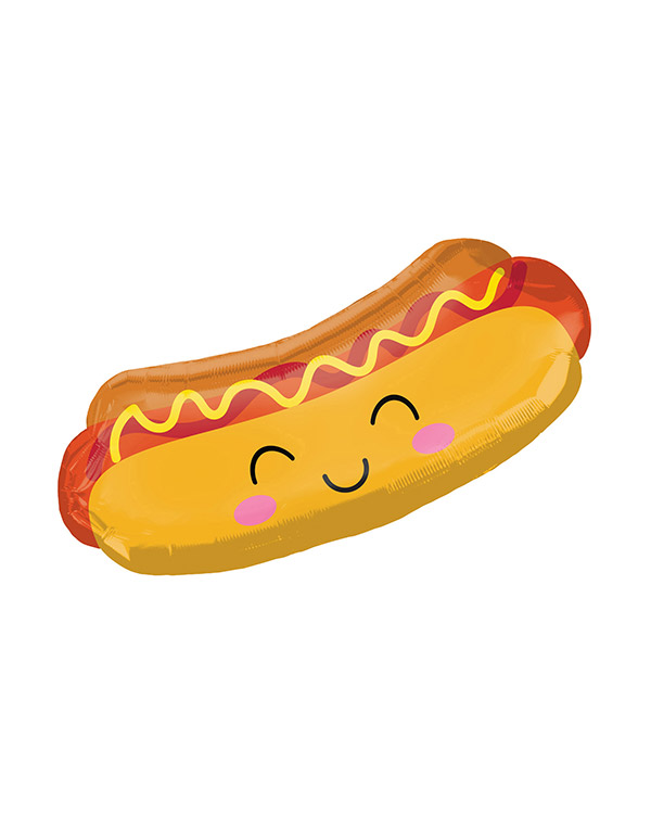 Folieballong: Pølse - 83 x 38cm