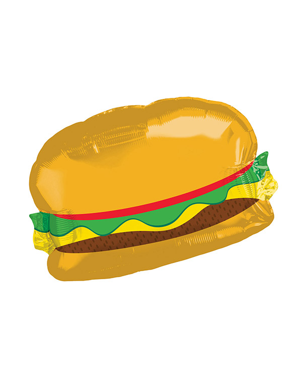 Folieballong: Hamburger - 66 x 45cm - Bilde 2
