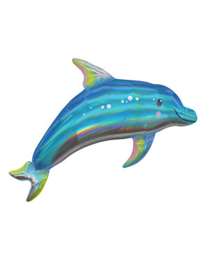 Folieballong: Delfin - 73 x 68cm