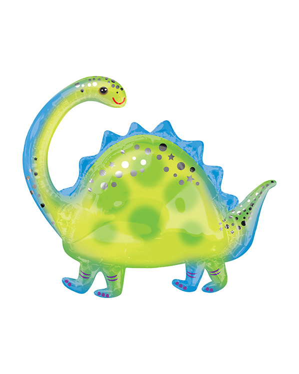 Folieballong: Dinosaur - Brontosaurus - 81 x 68cm