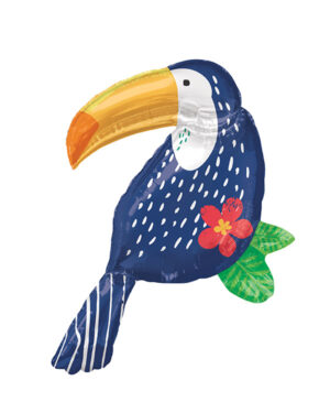 Folieballong: Jungel Toucan - 76 x 93cm