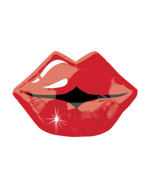 Folieballong: Kyssende Lepper - 43 x 33cm