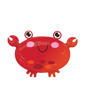 Folieballong: Krabbe - 55 x 38cm