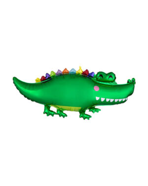 Folieballong: Alligator - 106 x 48cm