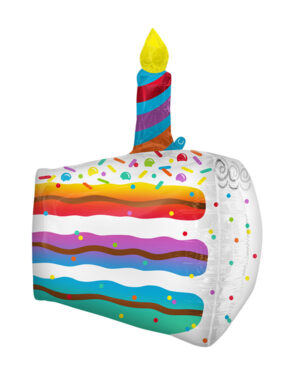 Folieballong: Kake med Lys - 48 x 63