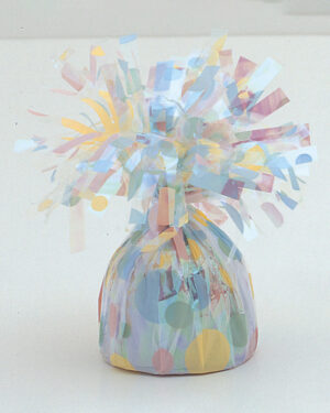 Ballongvekt: Folie - Pastel Prikker - 175g