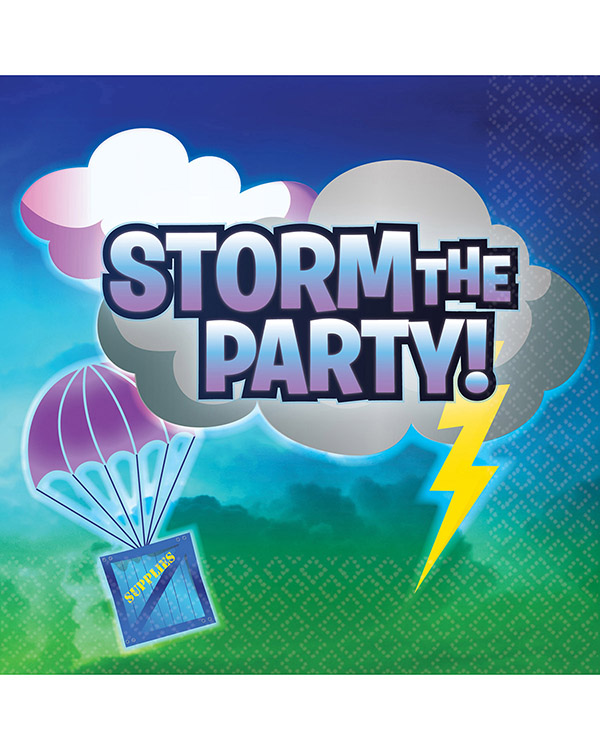 Servietter (16stk): "Storm The Party!" - Battle Royal - 16,5cm
