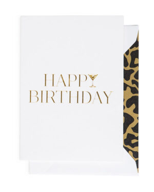 Kort: Happy Birthday Cocktail - A6