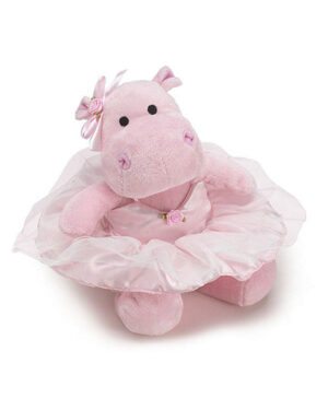 Bamse: Rosa Flodhest - 27cm