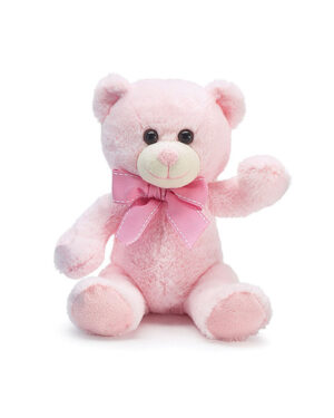 Bamse: Rosa Bjørn med Sløyfe - 17cm