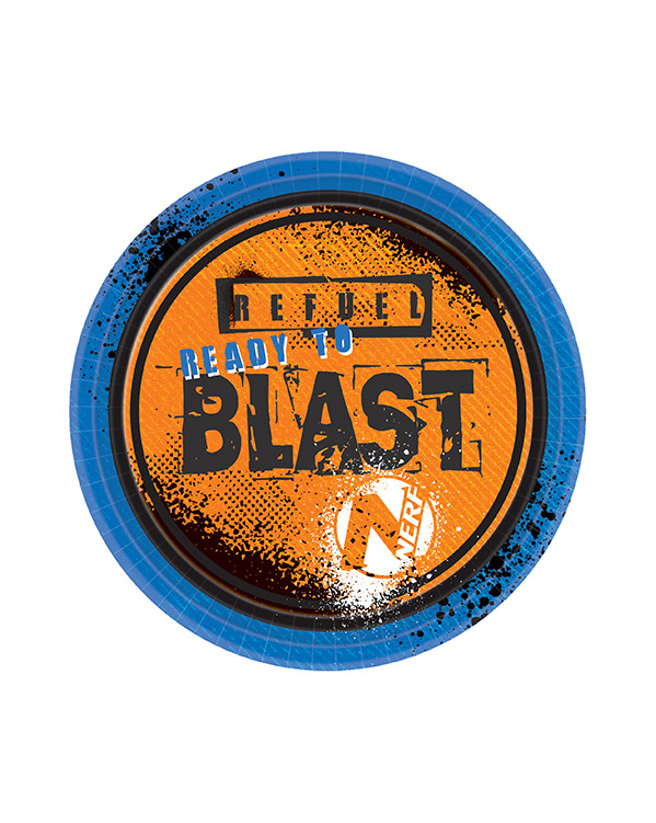 Tallerkener: (8stk): Nerf - 22,8cm