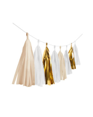 Girlander / Dusker: Gull & Beige - 3meter