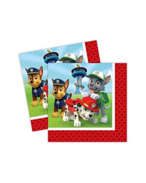 Servietter (20stk): Paw Patrol - 16,5cm