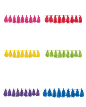 Girlander / Dusker: Flere farger - 3meter