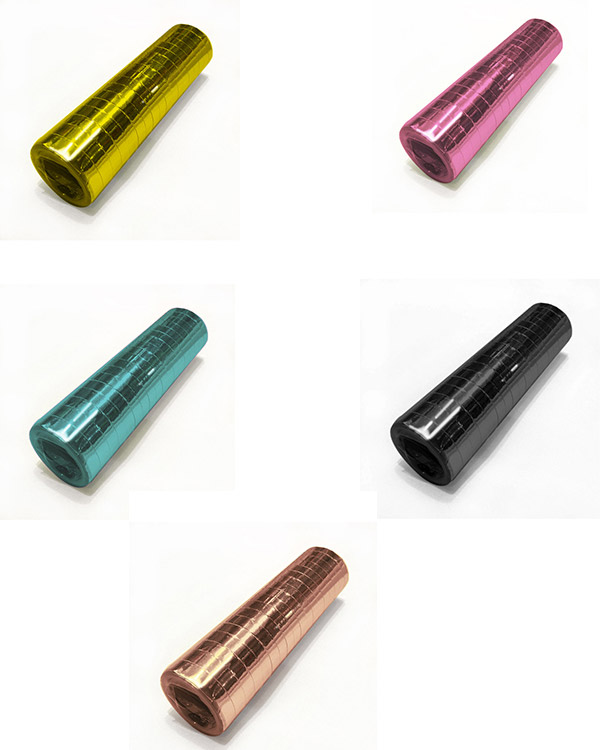 Serpentiner: Flere farger (Metallic) - 400cm