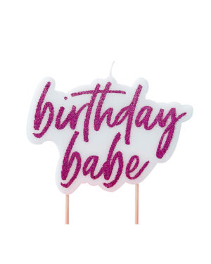 Kakelys: "Birthday Babe" - 11cm