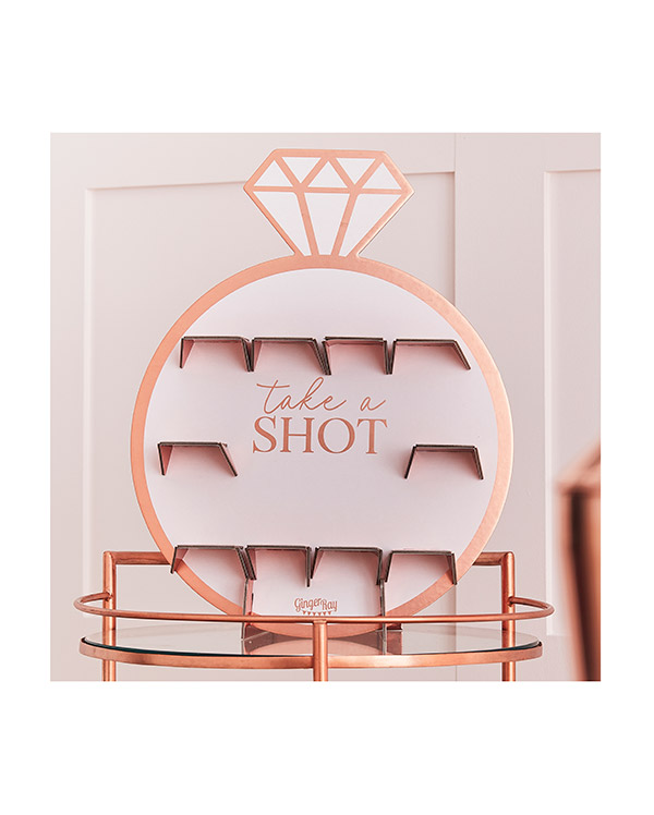 Stativ: For Shotteglass - 10 holdere - 44 x 34cm - Bilde 2