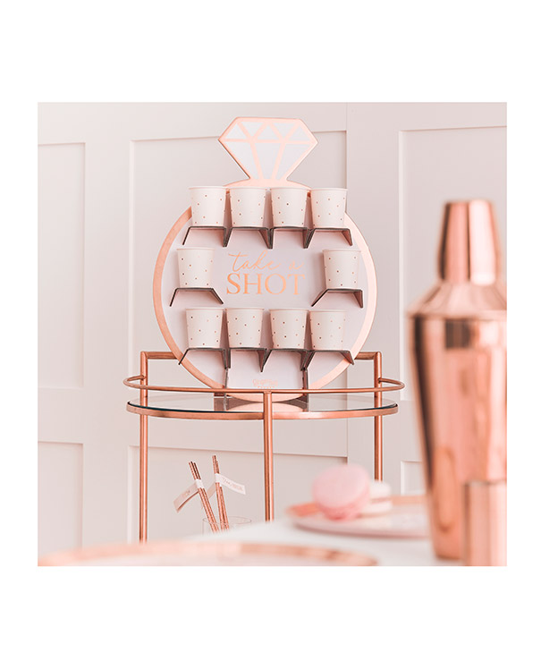 Stativ: For Shotteglass - 10 holdere - 44 x 34cm - Bilde 3