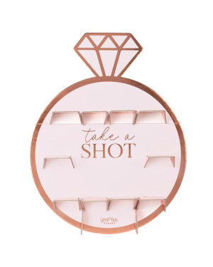 Stativ: For Shotteglass - 10 holdere - 44 x 34cm