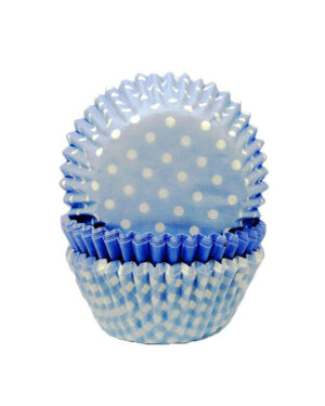 Muffinsform (75stk): Prikker - Blå & Rosa - 3,2 x 4,8cm