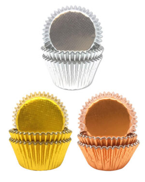 Muffinsformer (45stk): Flere farger - 3,2 x 4,8cm