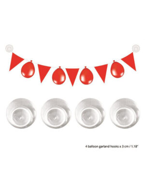 Festekroker: for ballongpynt & Girlander (4stk)