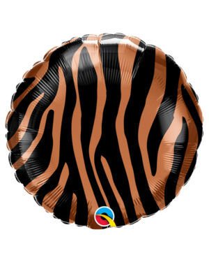 Folieballong: Tigerstriper - 45cm