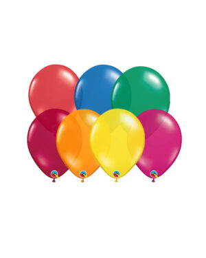 Lateksballonger (100stk): Flere farger (Jewel Tone) - 28cm