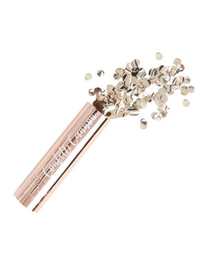 Konfettikanon: Rosegull Konfetti - 15cm