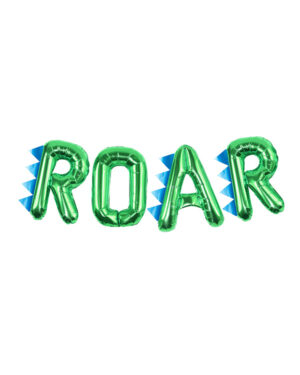 Folieballong / Ballongbanner: Dinosaur tema - "Roar" - Gull