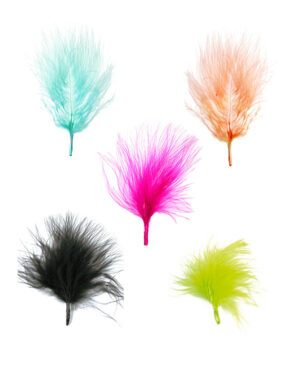 Konfetti / Fjær (20stk): Flere farger - 7cm