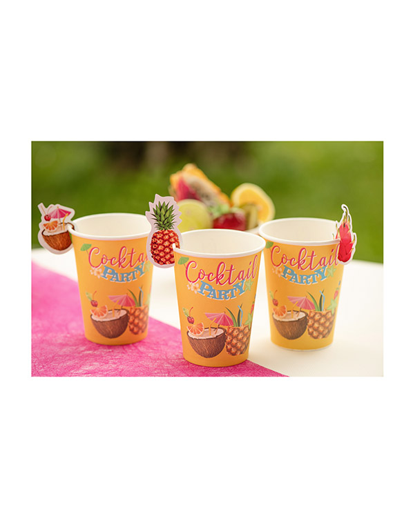 Merke (48stk): Fargerik Frukt - 4 x 6cm - Bilde 2