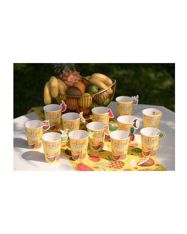 Merke (48stk): Fargerik Frukt - 4 x 6cm - Bilde 3